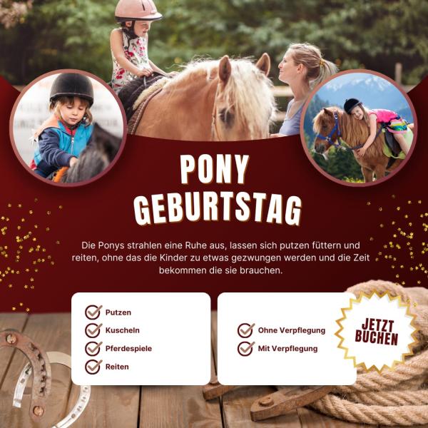 Kindergeburtstag bei den Ponys